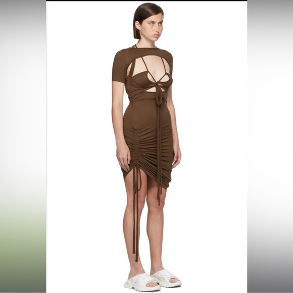 HYEIN SEO Brown Macrame Dress - Picture 4 of 7
